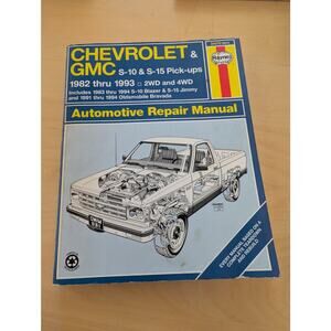 ♥️Haynes Chevy S-10 82-93 Manual